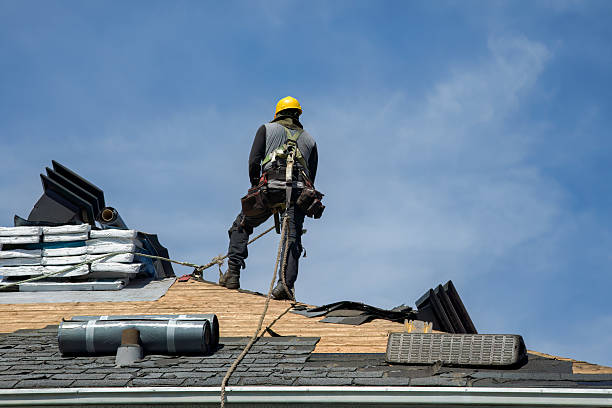 Professional Roof Installation technician working in Normalville, PA